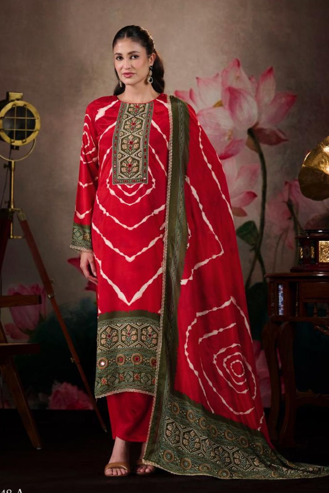 Netra Exclusive Mahek Vol-3 Muslin Ladies Suit NE-C 2148-A