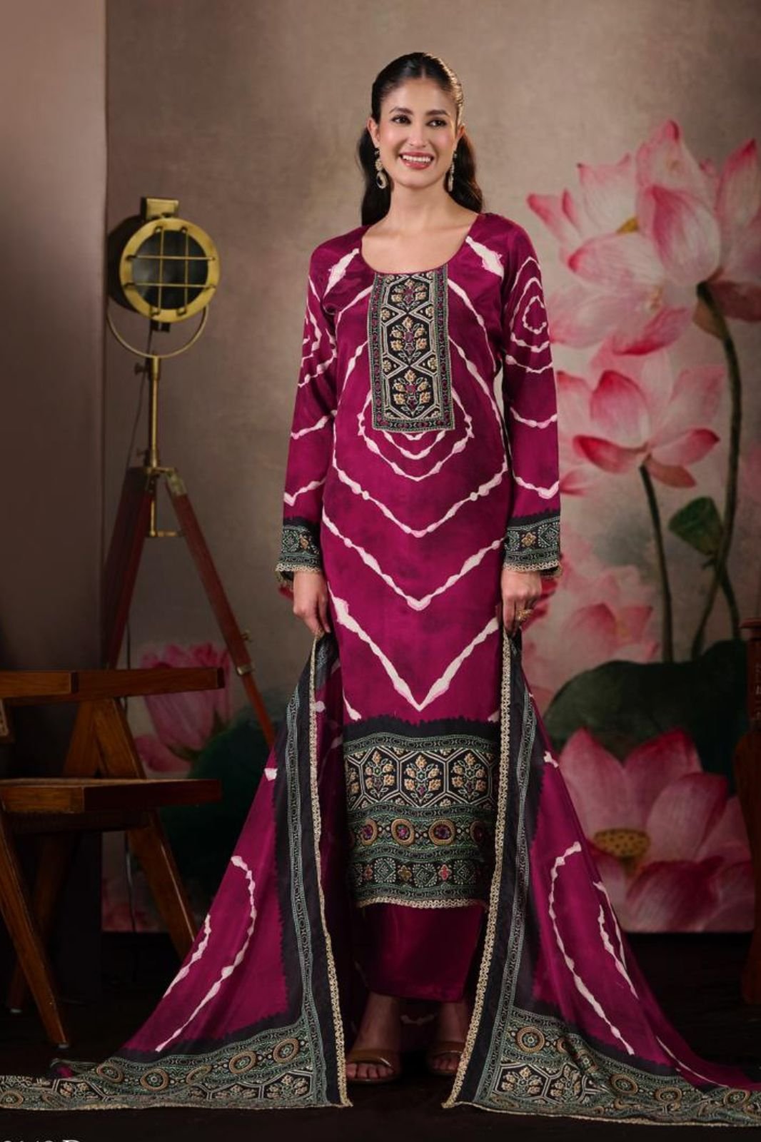 Netra Exclusive Mahek Vol-3 Muslin Ladies Suit NE-C 2148-D