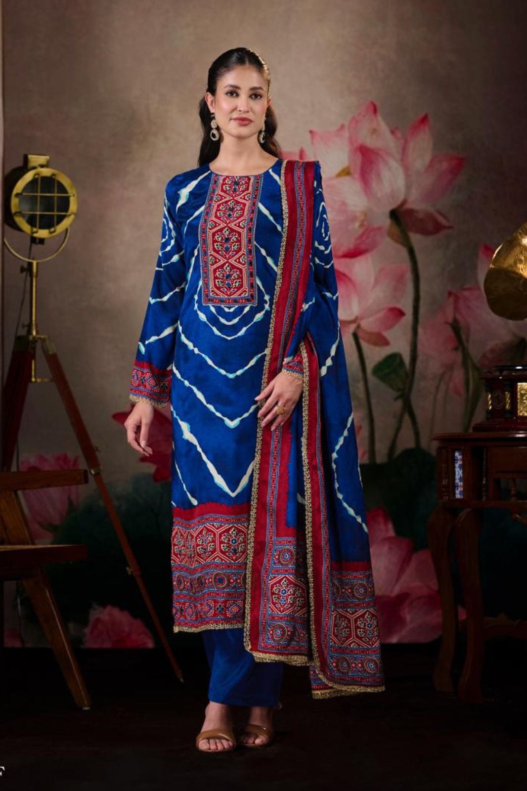 Netra Exclusive Mahek Vol-3 Muslin Ladies Suit NE-C 2148-E