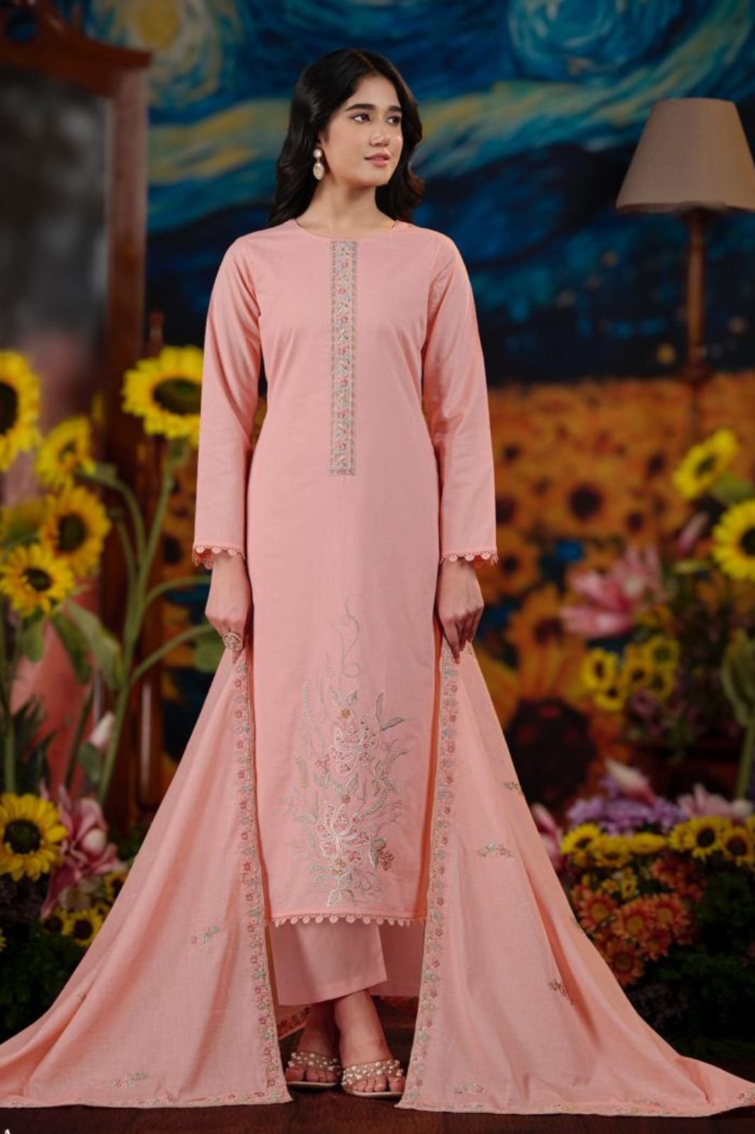 Netra Exclusive Shalaka Pure Mul Cotton Ladies Suit NE-C 2149 A
