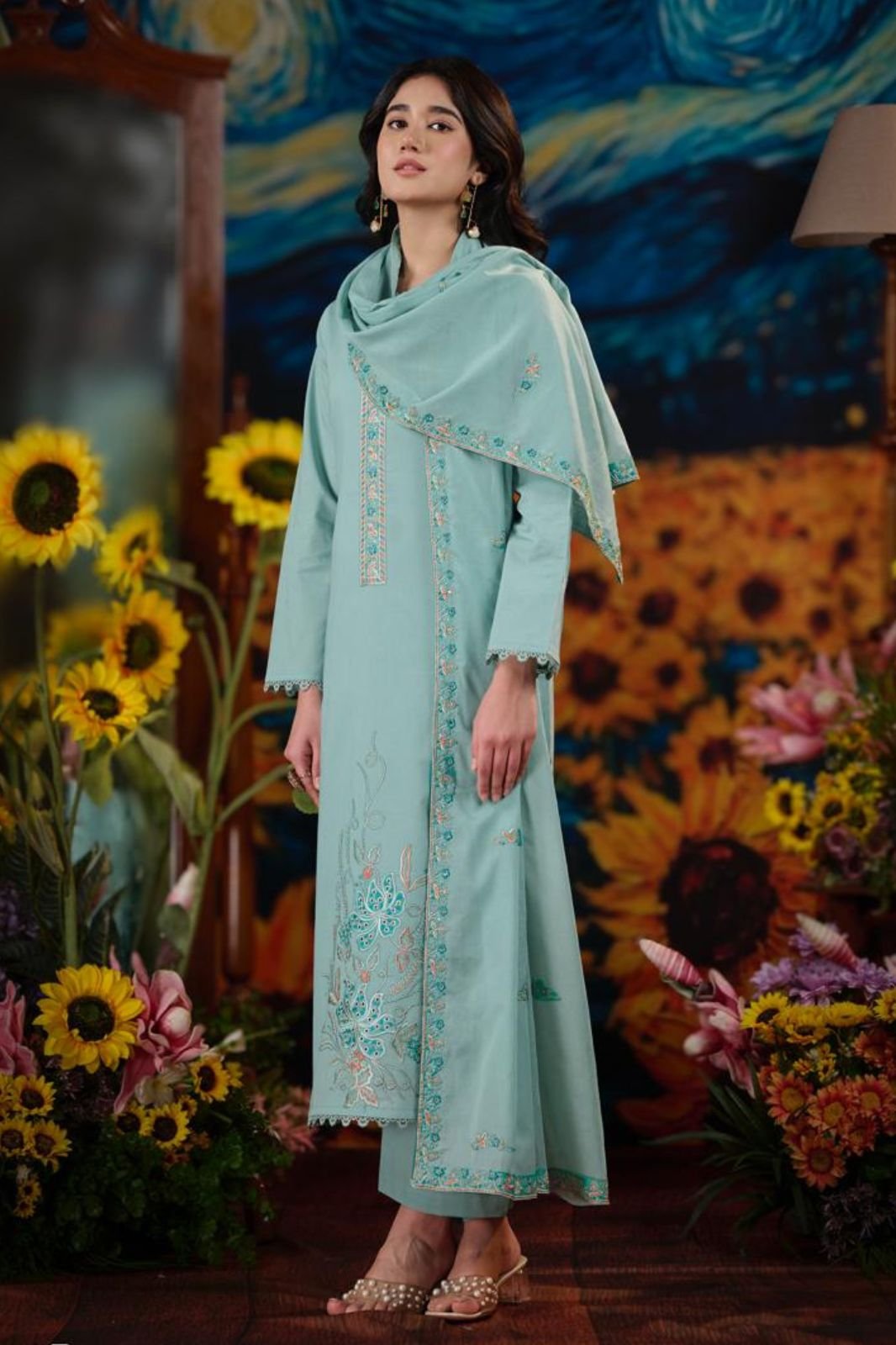 Netra Exclusive Shalaka Pure Mul Cotton Ladies Suit NE-C 2149 E