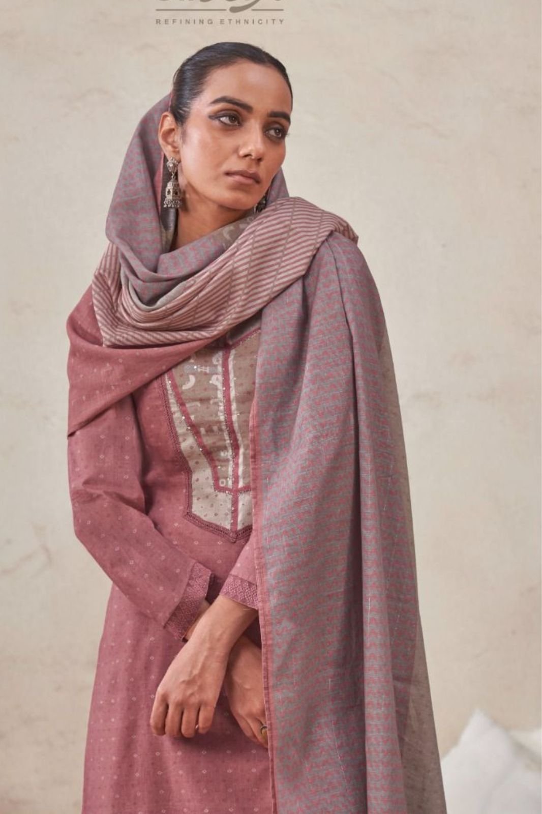 Omtex Minaraa Premium Lawn Cotton Ladies Suit 15331-A