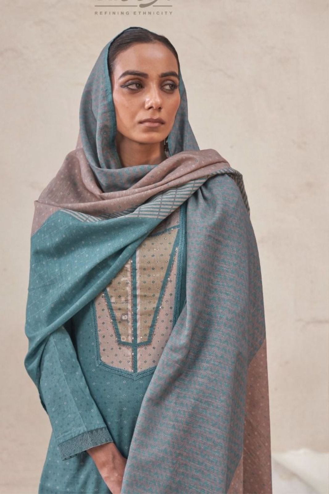 Omtex Minaraa Premium Lawn Cotton Ladies Suit 15331-B