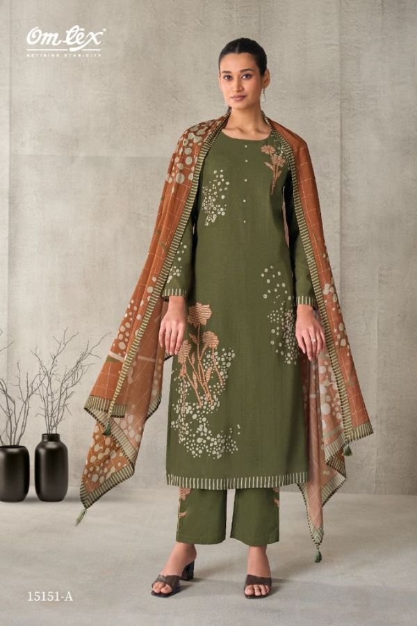 Omtex Myesha Cotton Ladies Salwar Suit 15151-A