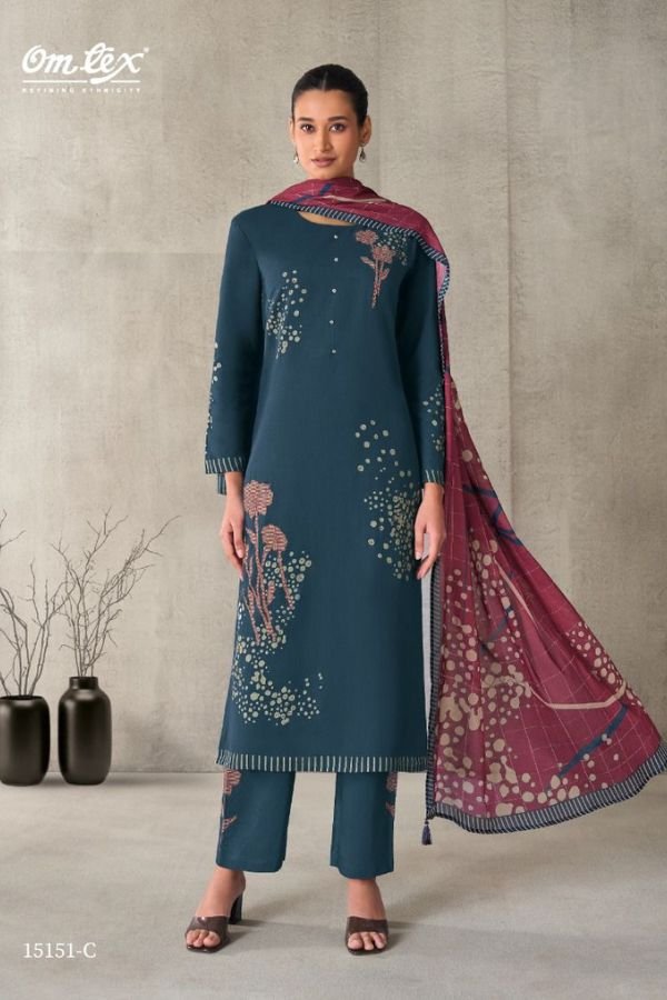 Omtex Myesha Cotton Ladies Salwar Suit 15151-C