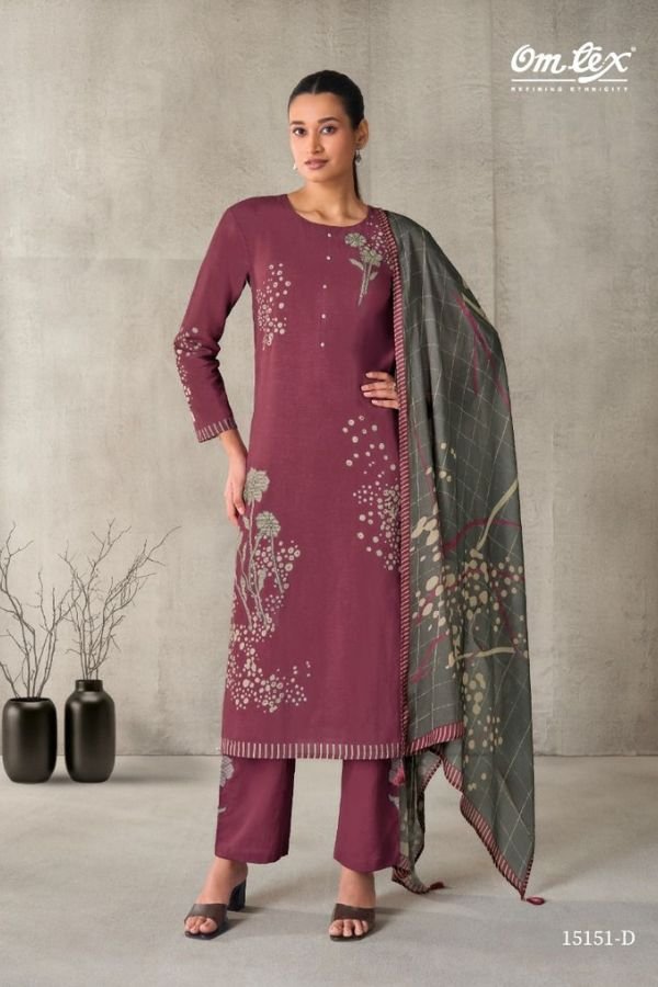 Omtex Myesha Cotton Ladies Salwar Suit 15151-D