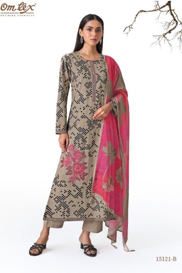 Omtex Rivana Cotton Ladies Salwar Suit 15121-B