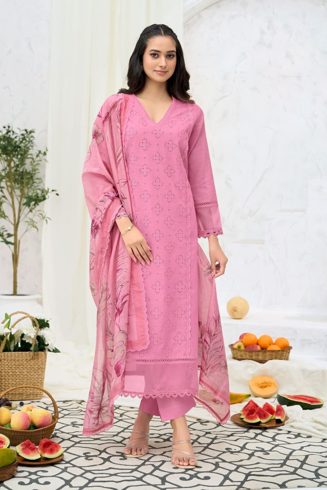 Sahiba Sarg Golden Hour Cotton Ladies Salwar Suit 713