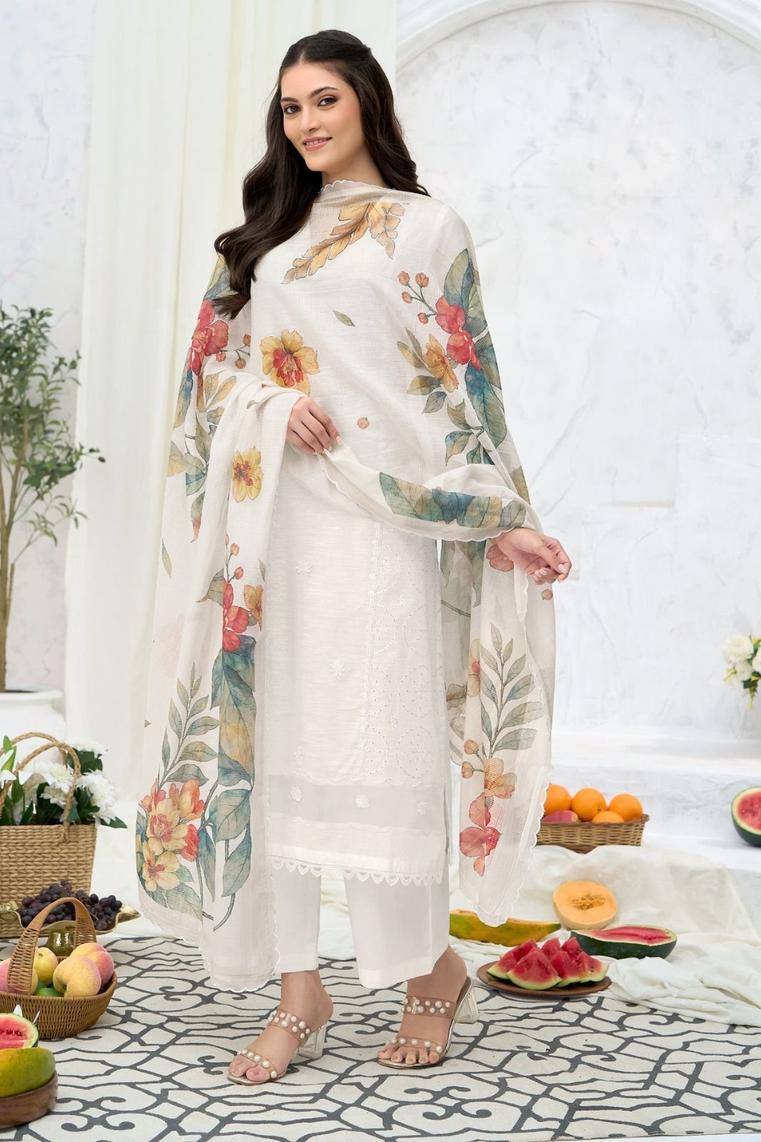 Sahiba Sarg Golden Hour Cotton Ladies Salwar Suit 728