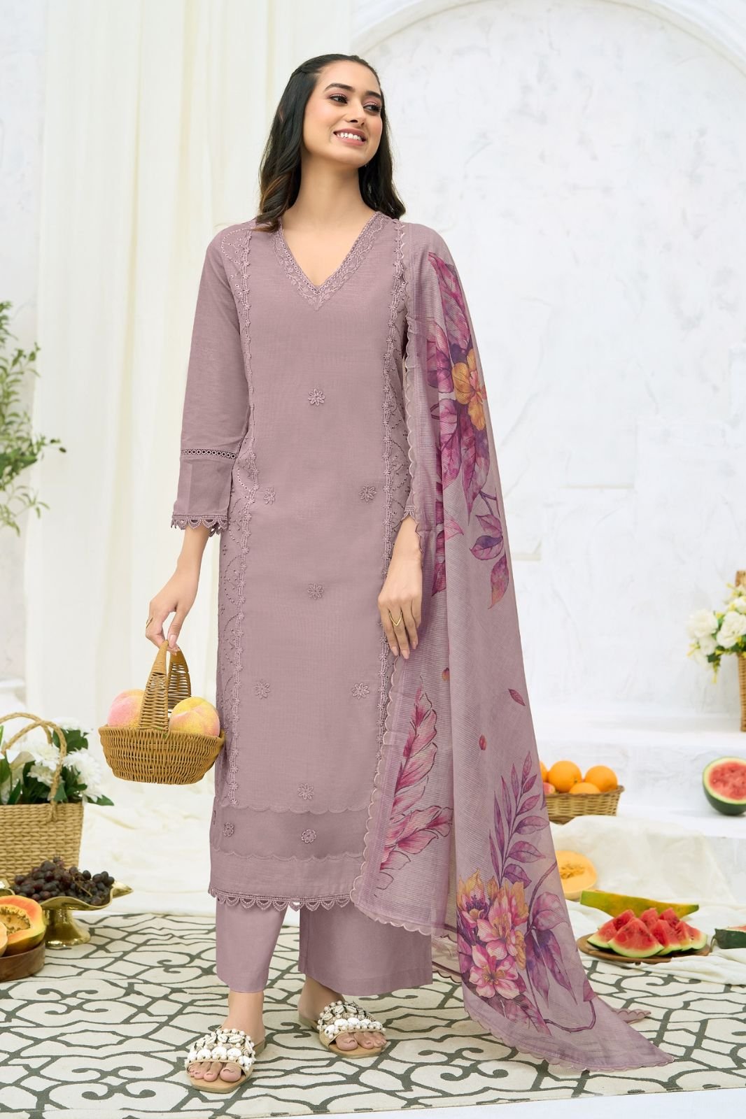 Sahiba Sarg Golden Hour Cotton Ladies Salwar Suit 745