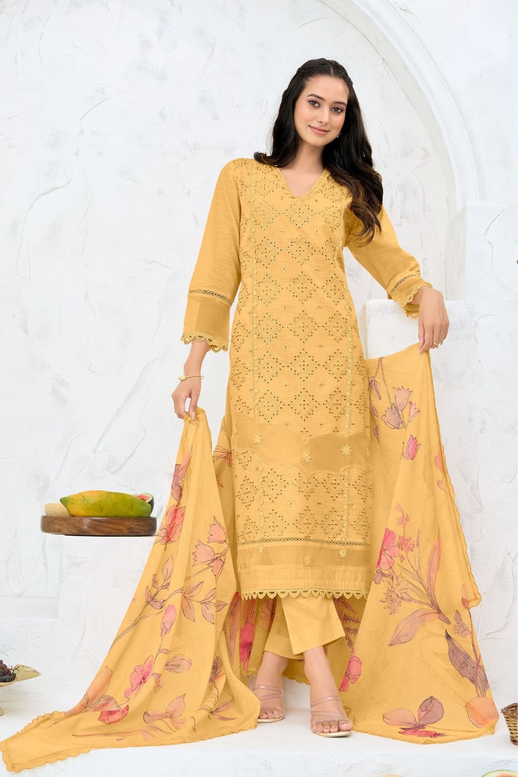 Sahiba Sarg Golden Hour Cotton Ladies Salwar Suit 787