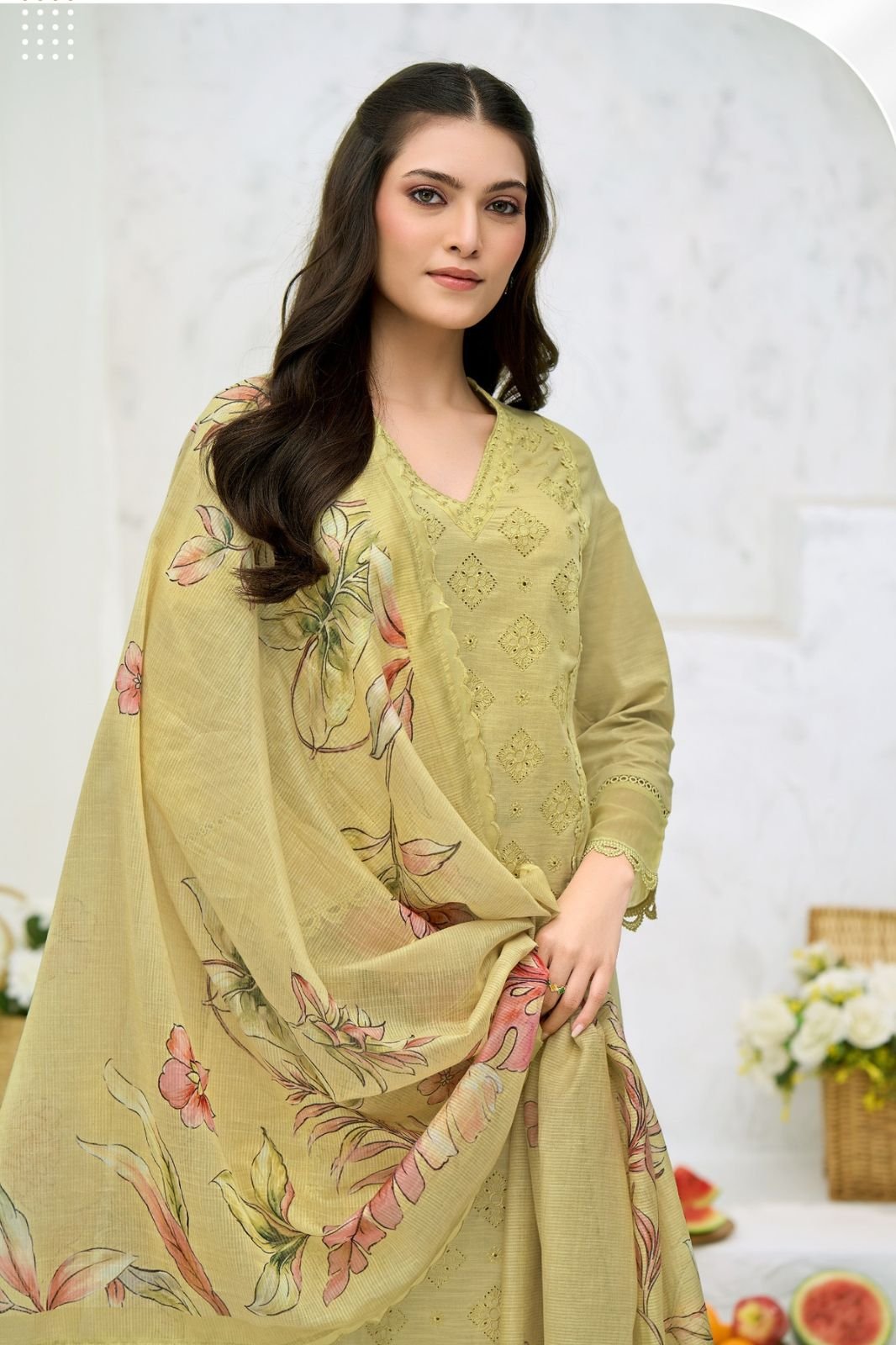 Sahiba Sarg Golden Hour Cotton Ladies Salwar Suit 735