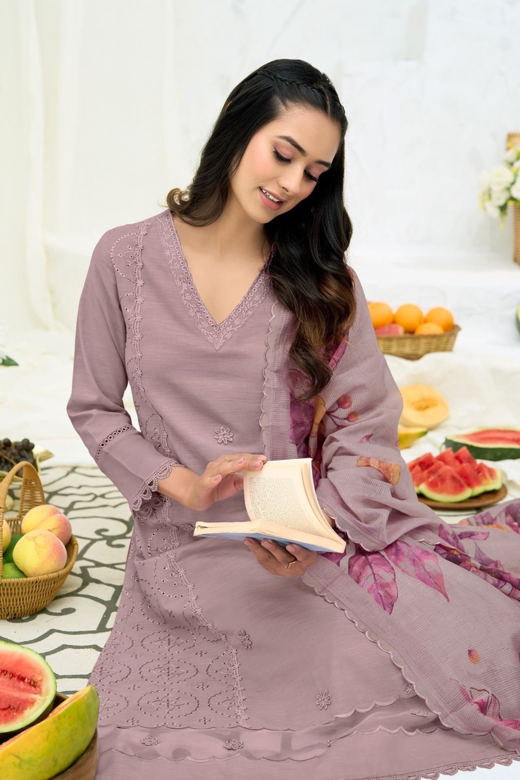 Sahiba Sarg Golden Hour Cotton Ladies Salwar Suit 745