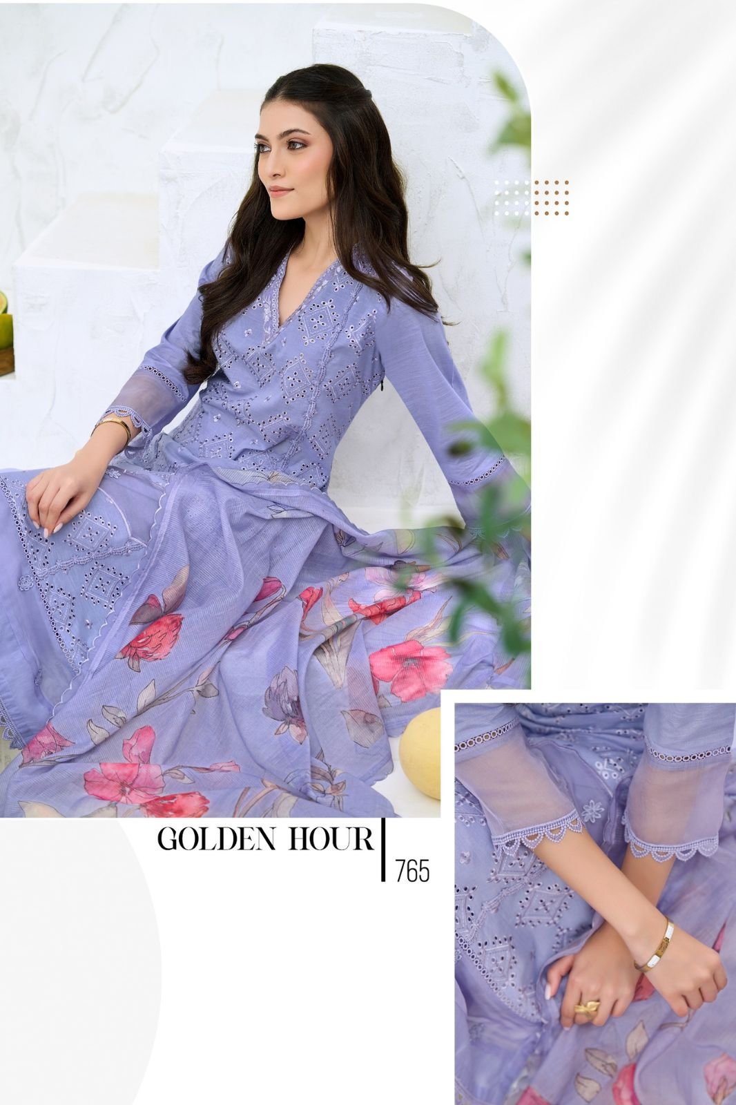 Sahiba Sarg Golden Hour Cotton Ladies Salwar Suit 765