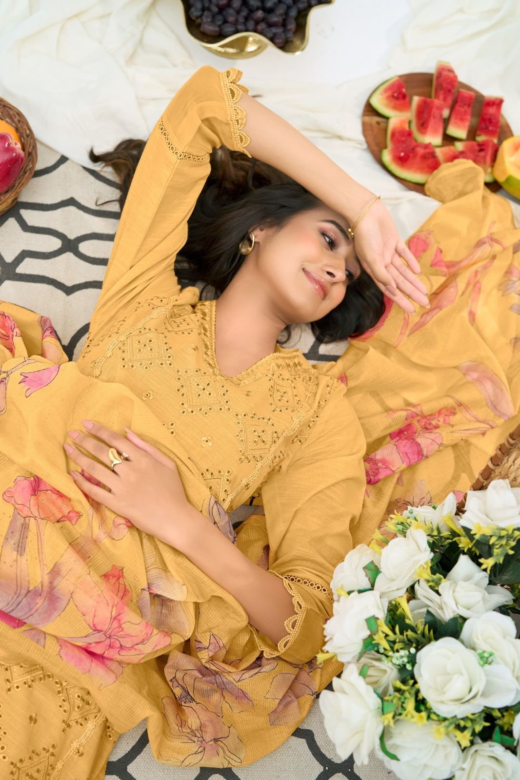 Sahiba Sarg Golden Hour Cotton Ladies Salwar Suit 787