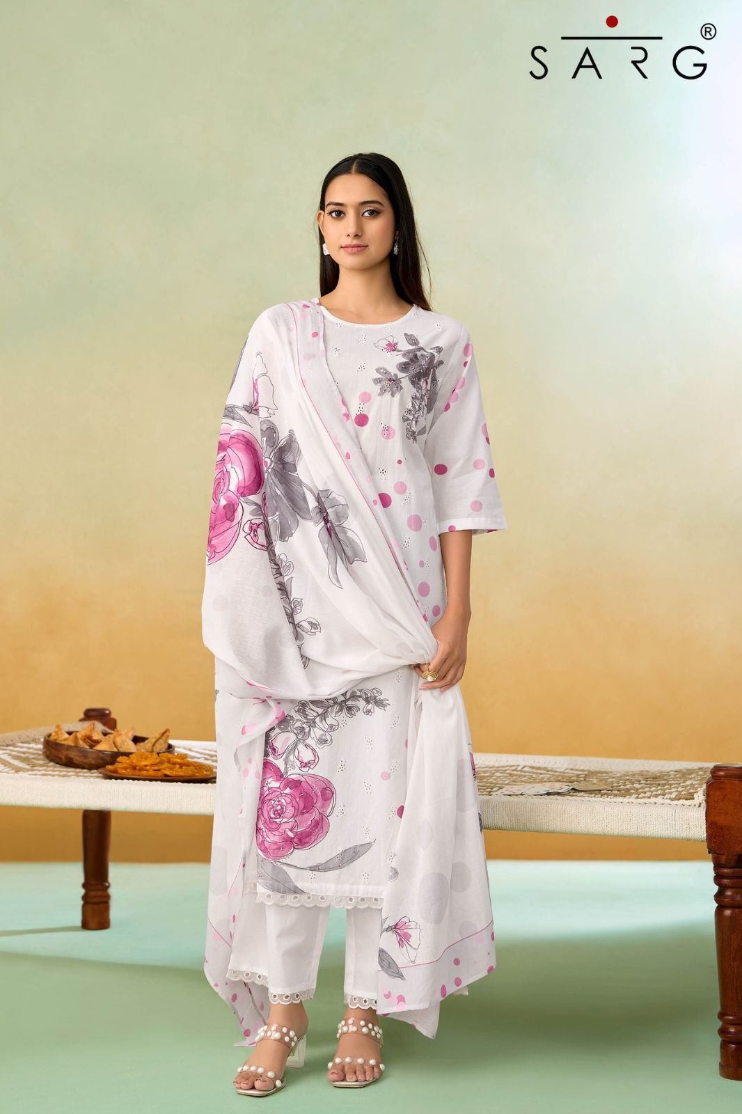 Sahiba Sarg Gupshup Pure Cotton Ladies Salwar Suit 936