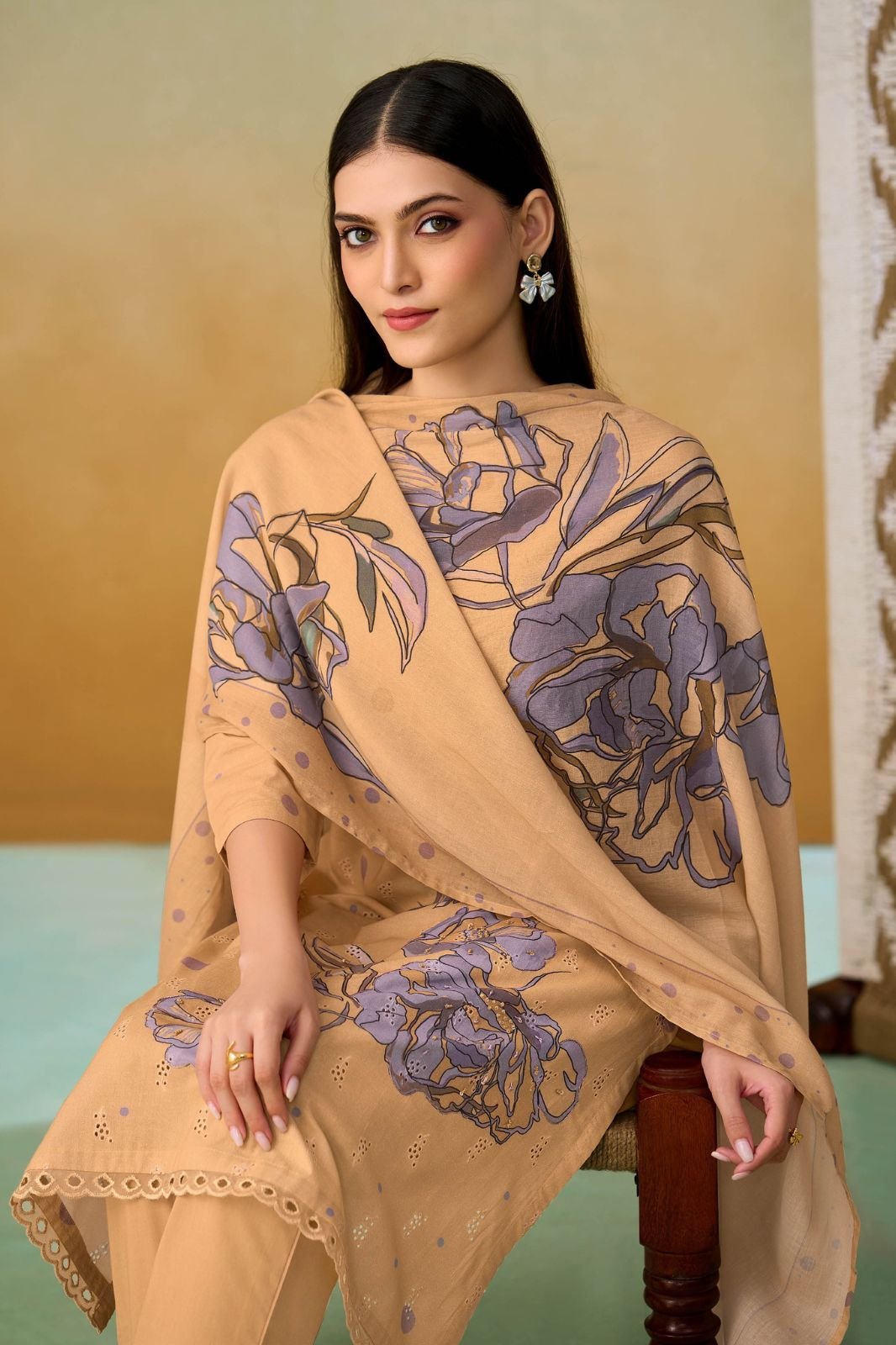 Sahiba Sarg Gupshup Pure Cotton Ladies Salwar Suit 993