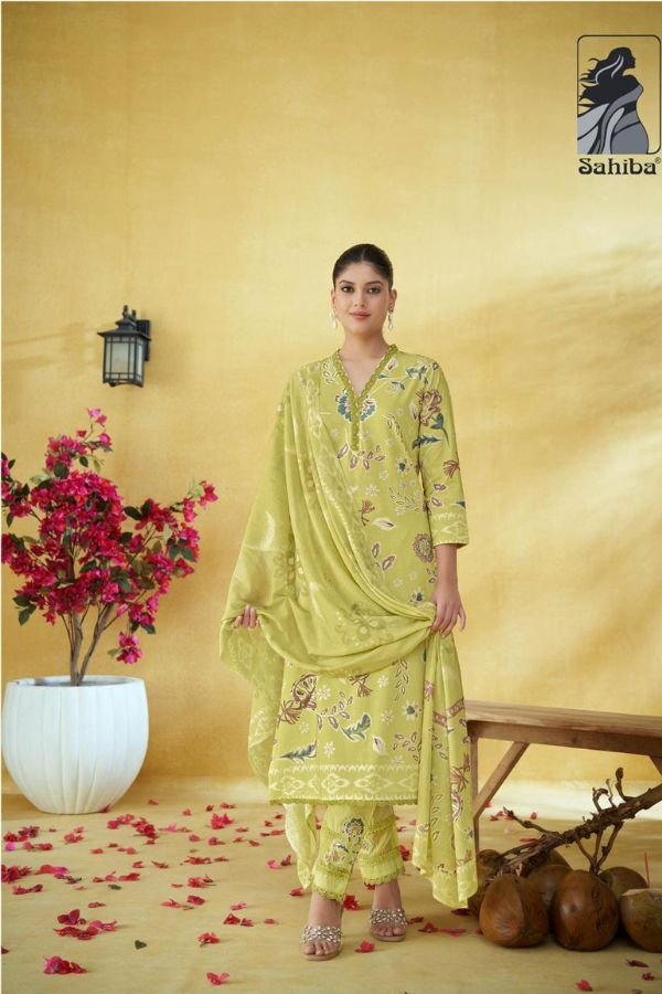 Sahiba Suhana Safar Pure Cotton Ladies Salwar Suit 236
