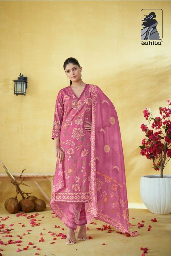 Sahiba Suhana Safar Pure Cotton Ladies Salwar Suit 295