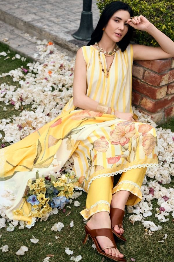 Sanaz Soft Edit Viscose Mul Ladies Salwar Suit SF-1002