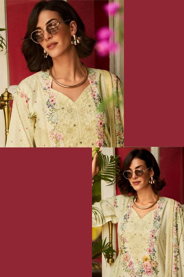 Sanaz Ziya Muslin Ladies Salwar Suit ZY-302