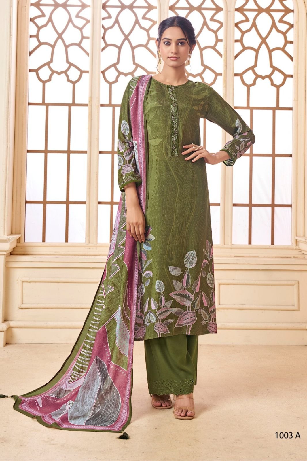 Shiddat Serina 1003 Muslin Salwar Suit 1003 A