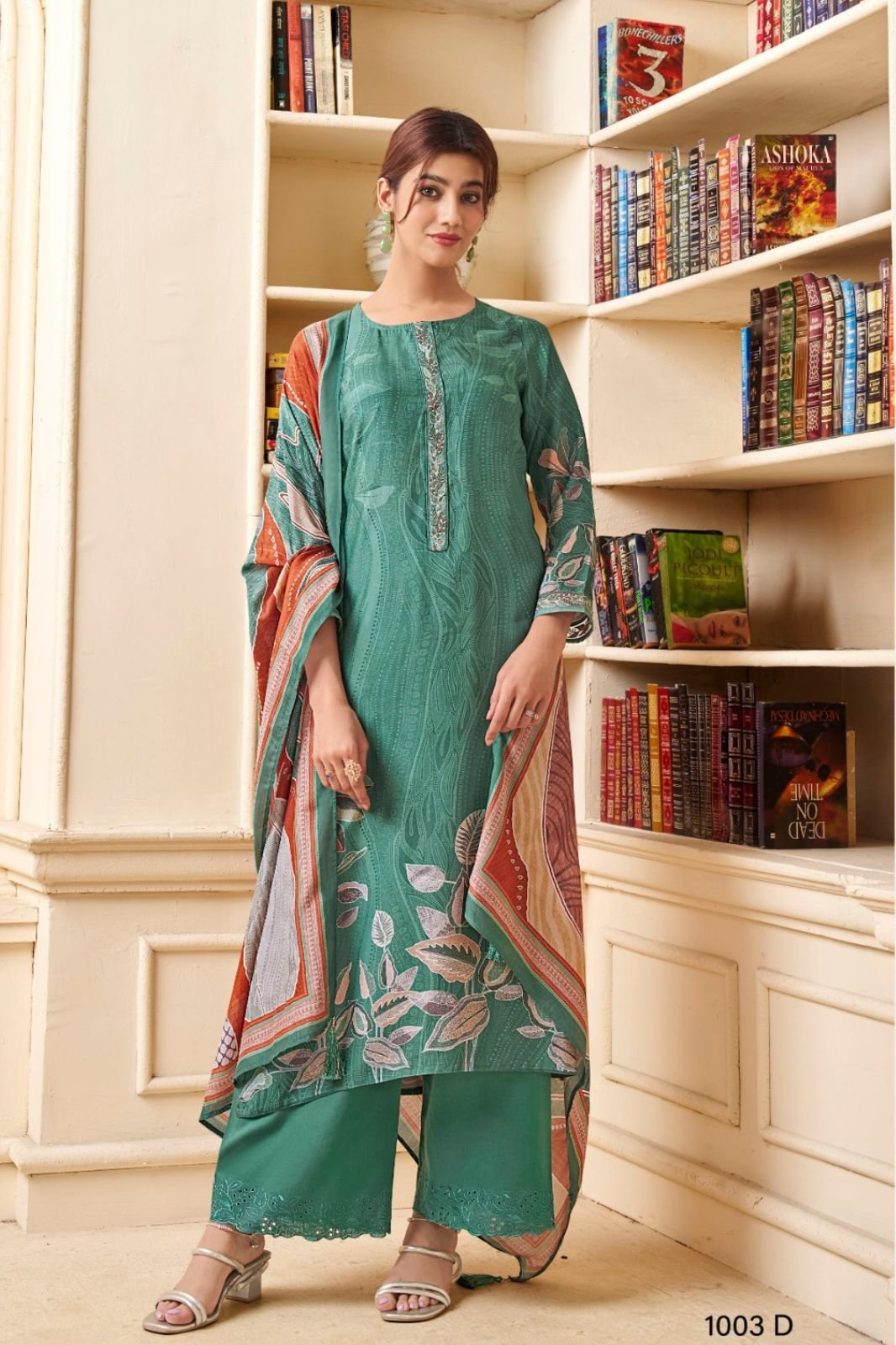 Shiddat Serina 1003 Muslin Salwar Suit 1003 D