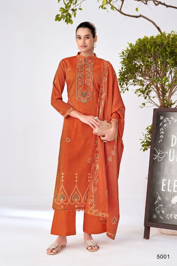 VP Aashiyana Pure Muslin Ladies Suit 5001