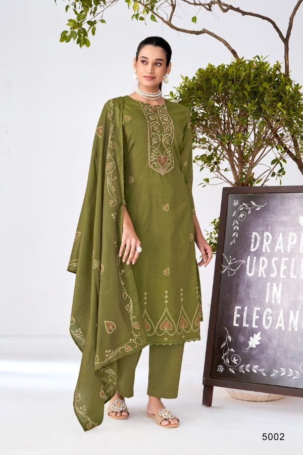 VP Aashiyana Pure Muslin Ladies Suit 5002