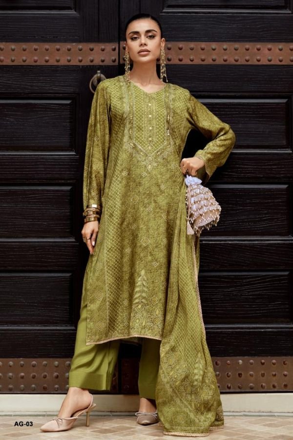 Varsha Fashion Aangan Muslin Ladies Suit AG-03