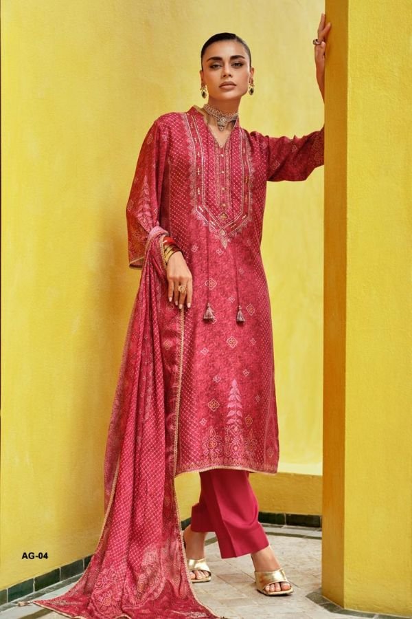 Varsha Fashion Aangan Muslin Ladies Suit AG-04
