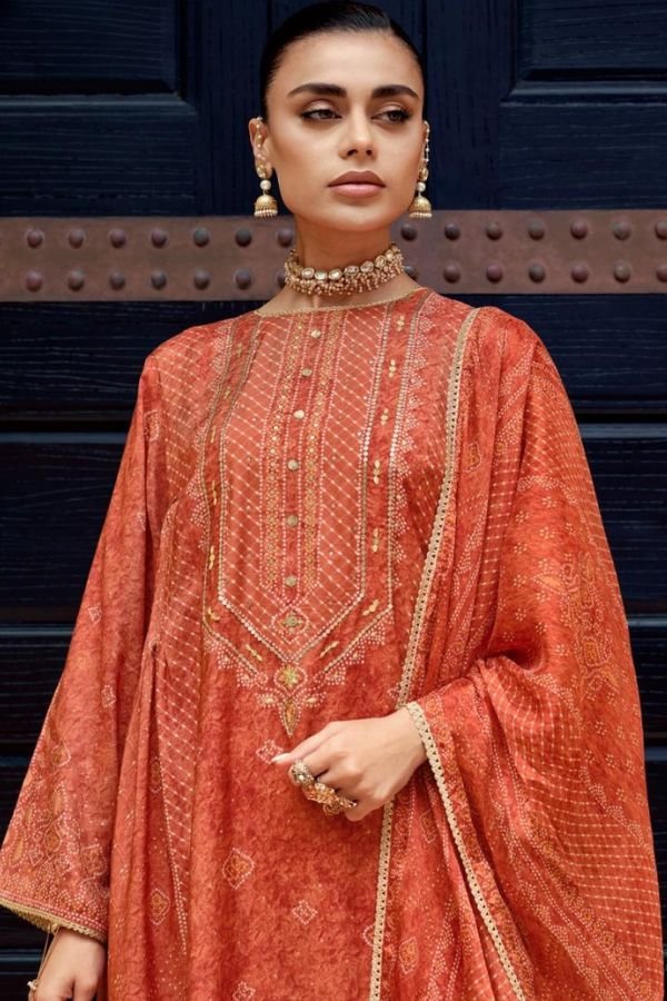 Varsha Fashion Aangan Muslin Ladies Suit AG-01