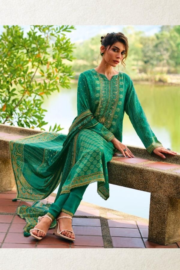Varsha Fashion Ajrakh 2 Muslin Ladies Salwar Suits AK-03
