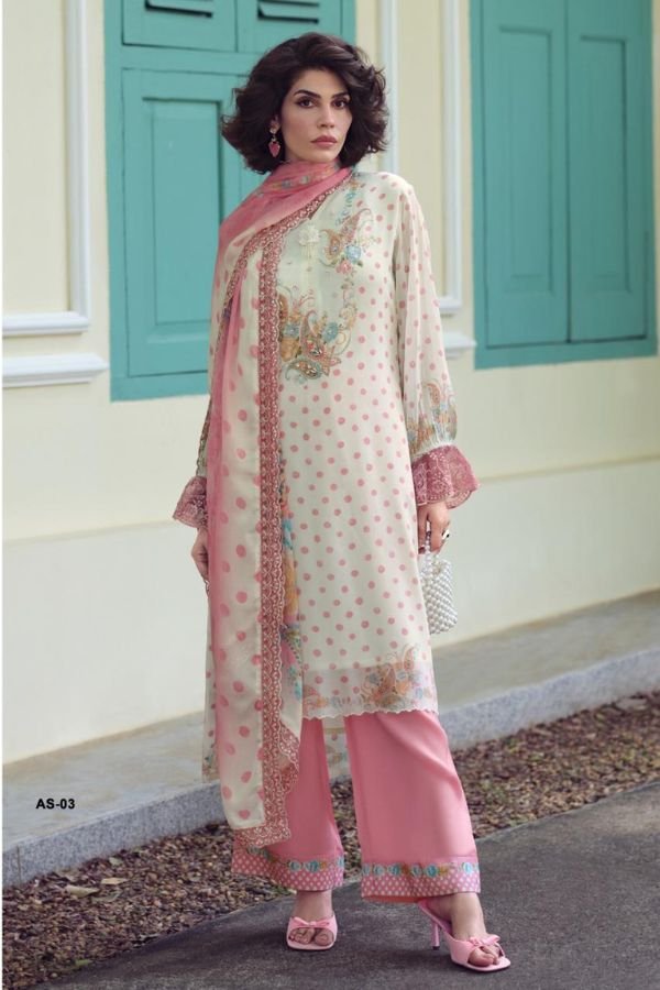 Varsha Fashion Artessa Chinnon Chiffon Ladies Suit AS-03