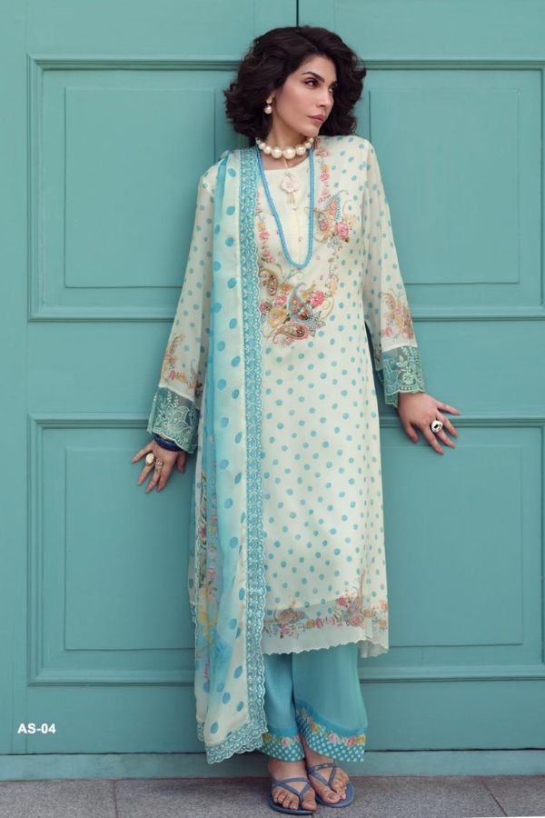 Varsha Fashion Artessa Chinnon Chiffon Ladies Suit AS-04