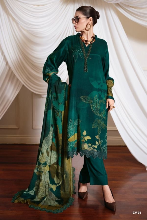 Varsha Fashion Canvas Muslin Ladies Suit CV-05