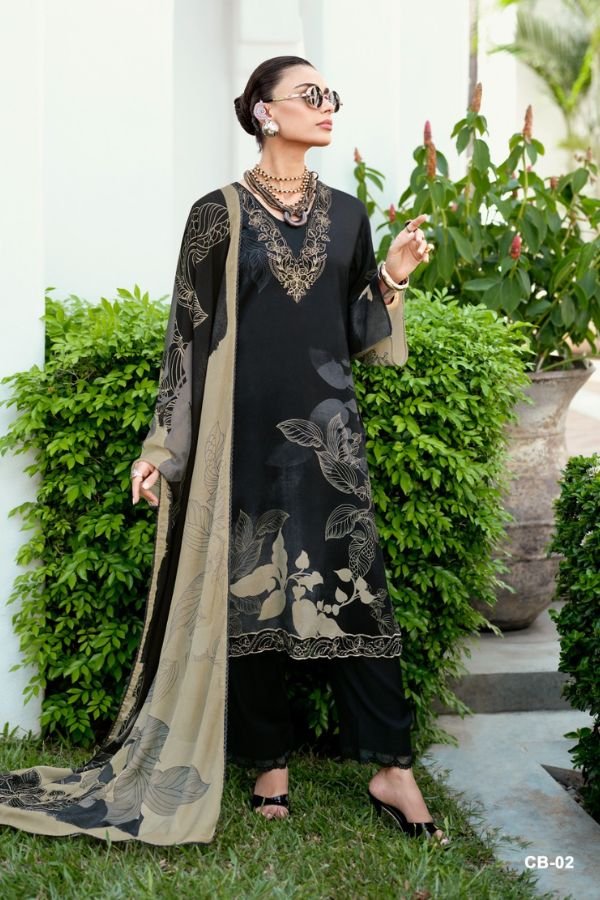 Varsha Fashion Casablanca Muslin Ladies Salwar Suit CB-02