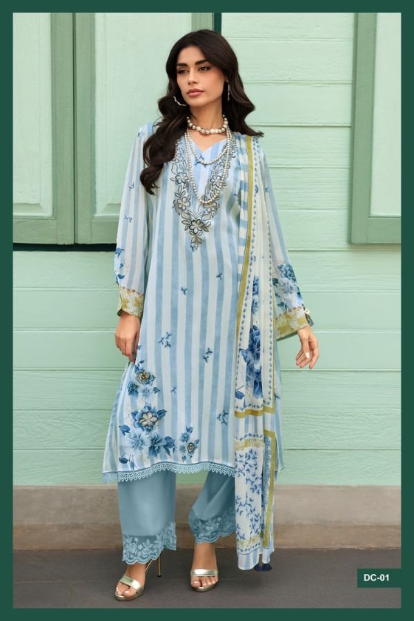 Varsha Fashion Dance Chinnon Chiffon Ladies Suit DC-01