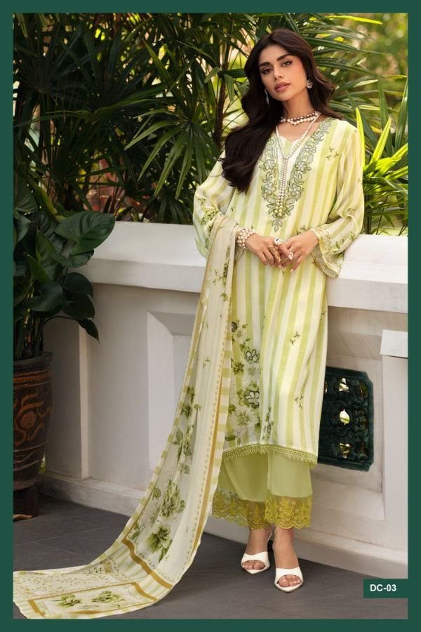 Varsha Fashion Dance Chinnon Chiffon Ladies Suit DC-03