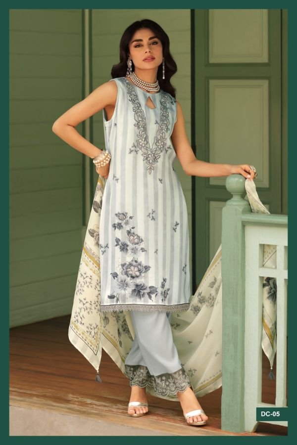 Varsha Fashion Dance Chinnon Chiffon Ladies Suit DC-05