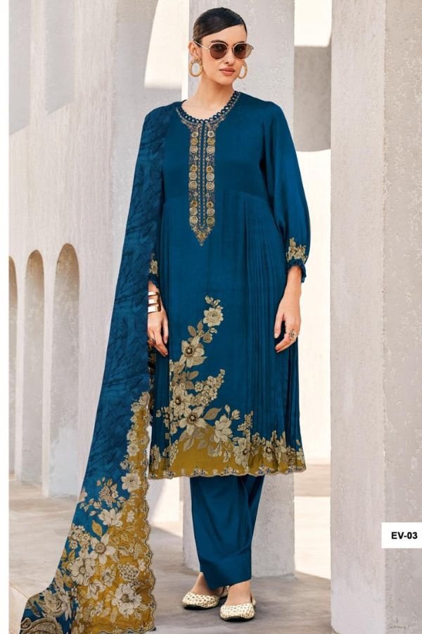 Varsha Fashion Evreen Muslin Ladies Suit EV-03