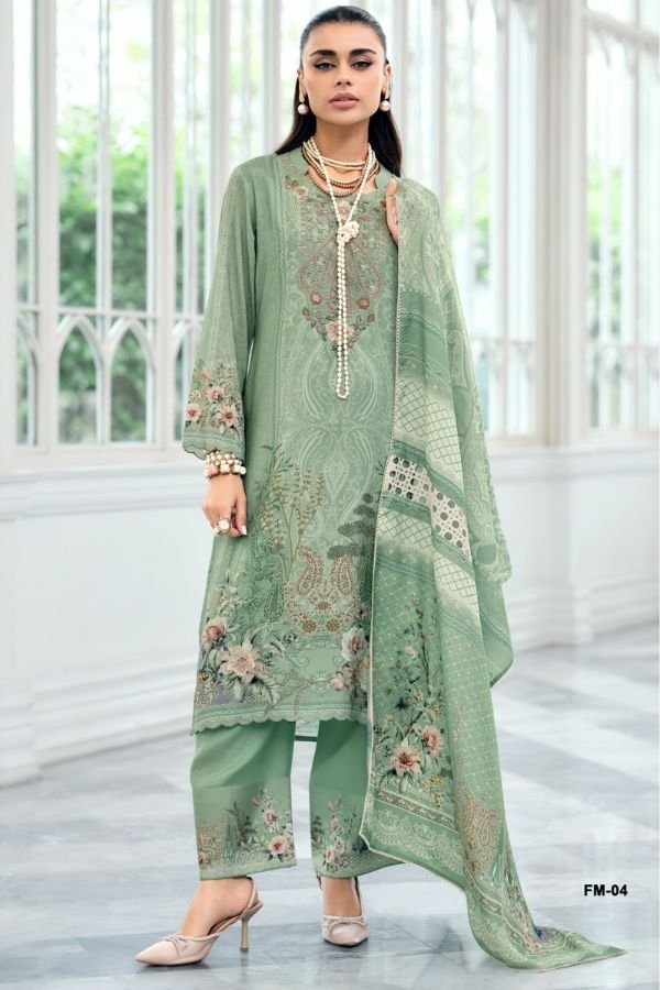 Varsha Fashion Falaknuma Muslin Ladies Salwar Suit FM-04