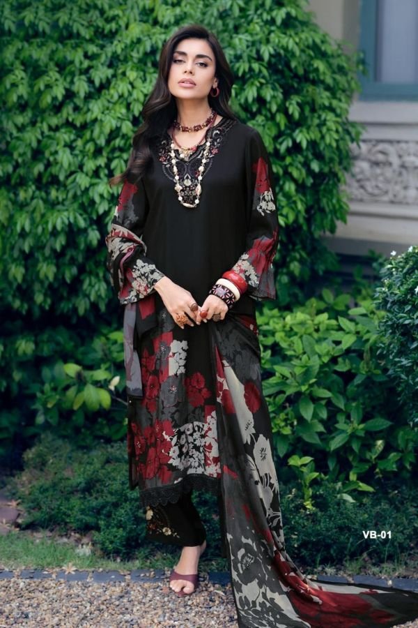 Varsha Fashion Good Vibes Muslin Ladies Salwar Suit VB-01