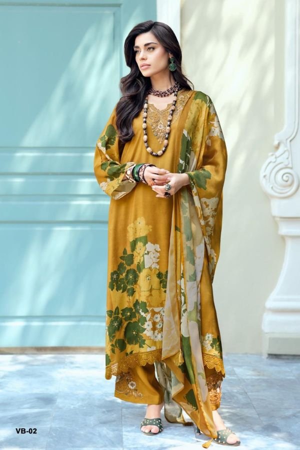 Varsha Fashion Good Vibes Muslin Ladies Salwar Suit VB-02