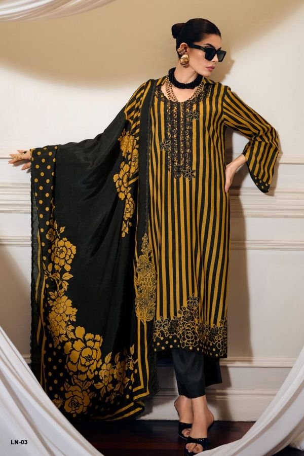 Varsha Fashion Lumina Muslin Ladies Suit LN-03