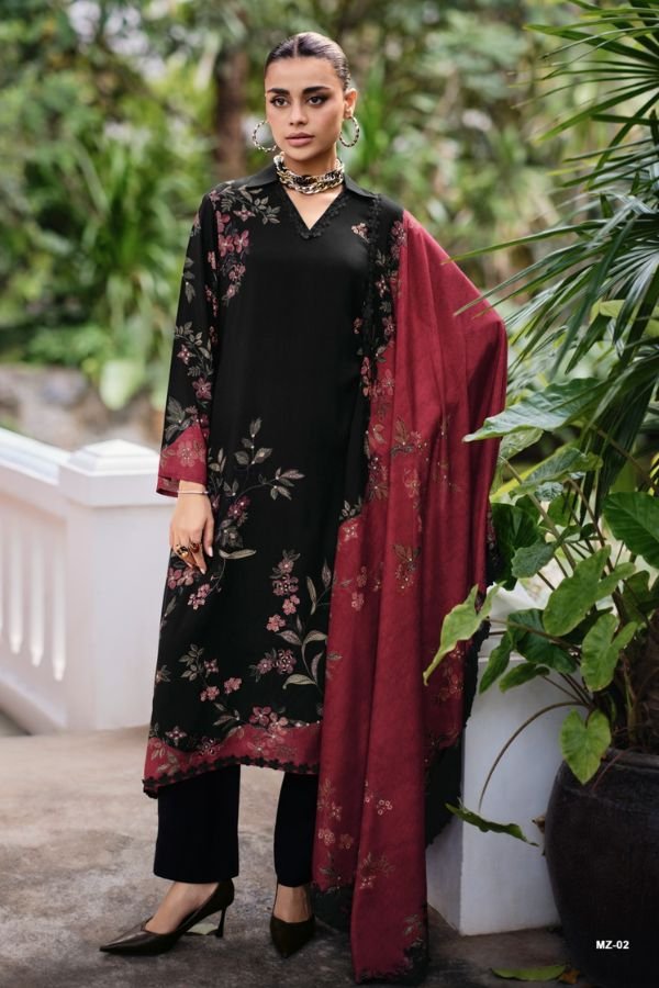 Varsha Fashion Mehraaj Muslin Ladies Suit MZ-02