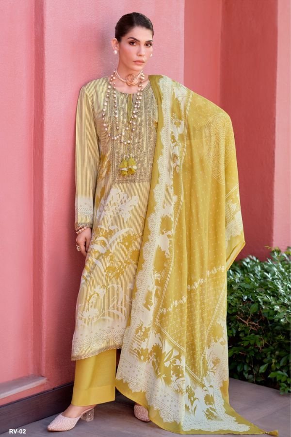 Varsha Fashion Rivera Muslin Ladies Suit RV-02
