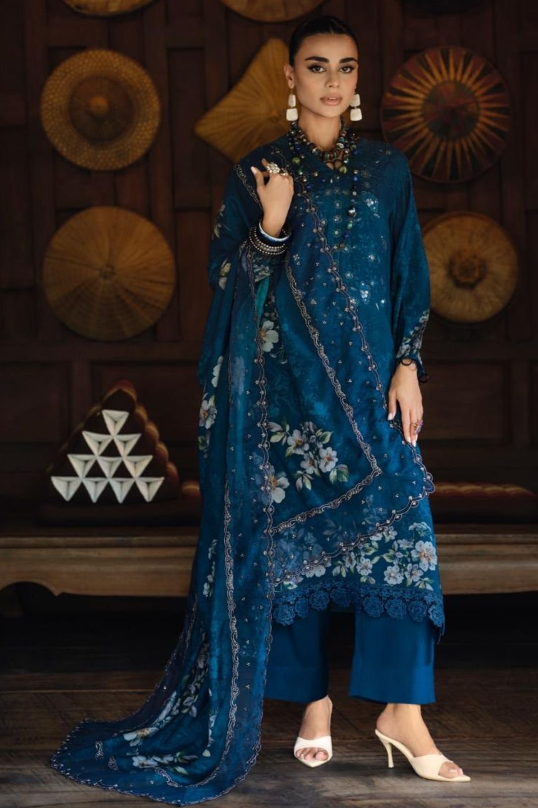 Varsha Fashion Shaah E Noor Muslin Ladies Suit SEN-04