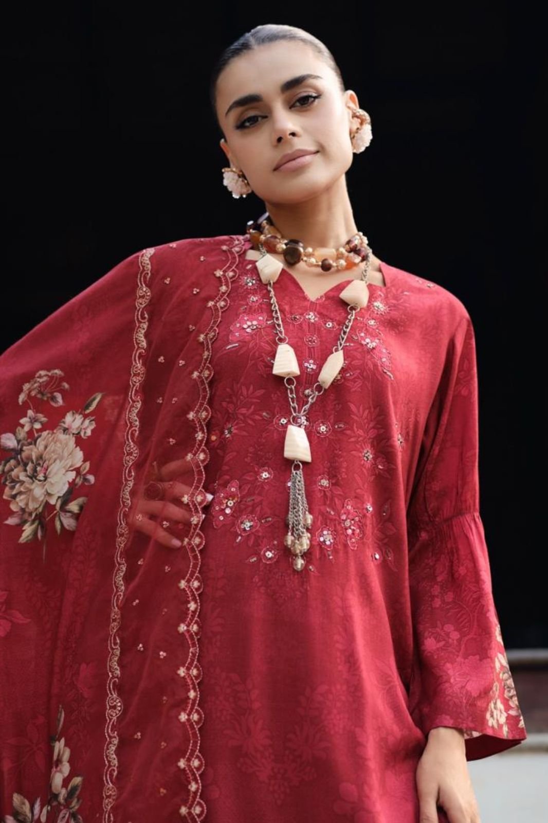 Varsha Fashion Shaah E Noor Muslin Ladies Suit SEN-05