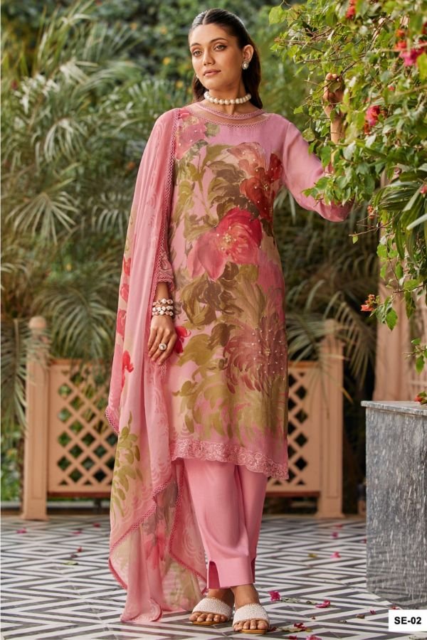 Varsha Fashion Summer Edit Muslin Ladies Salwar Suit SE-02